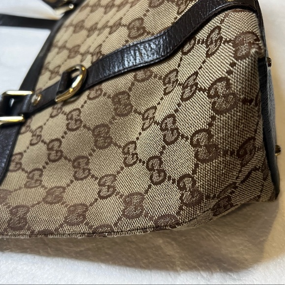 GUCCI CANVAS SHOULDER BAG - Picture 8 of 8